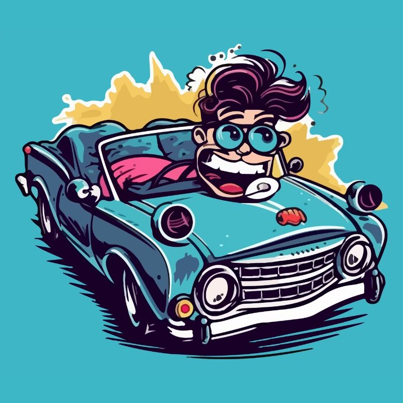 Max im Cabrio