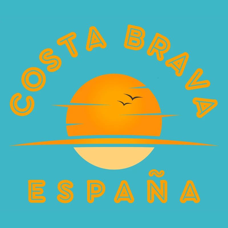 Logo du coucher du soleil Costa Brava España