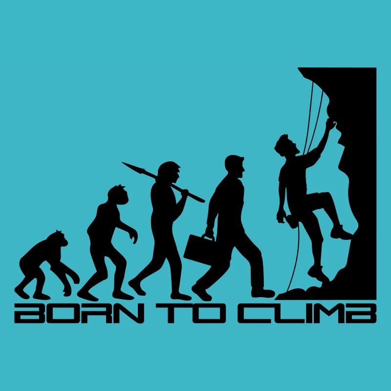 born to climb evolution entwicklung geboren steilw