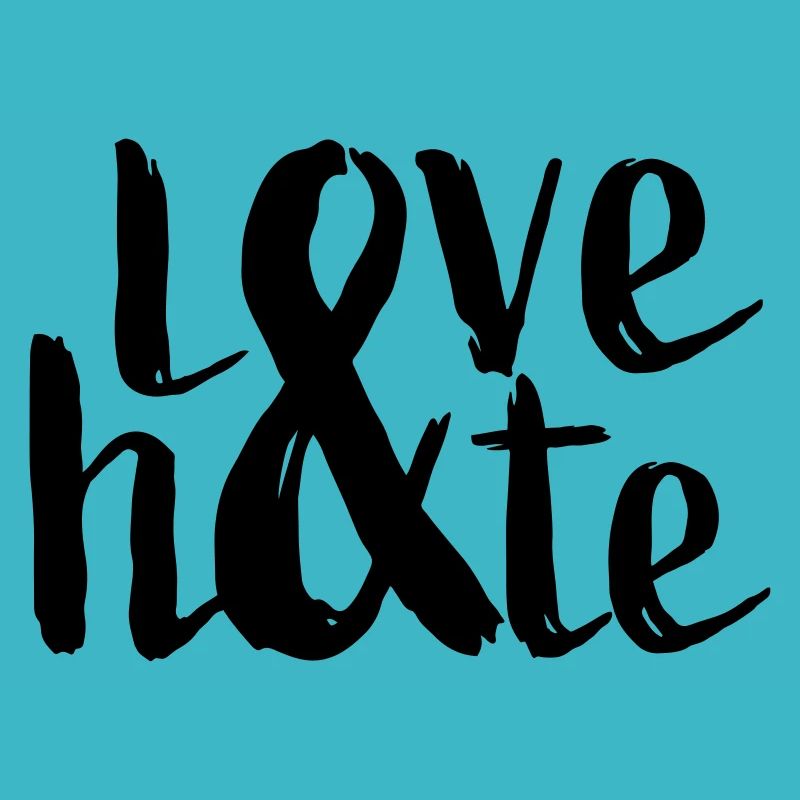 Love and hate typography