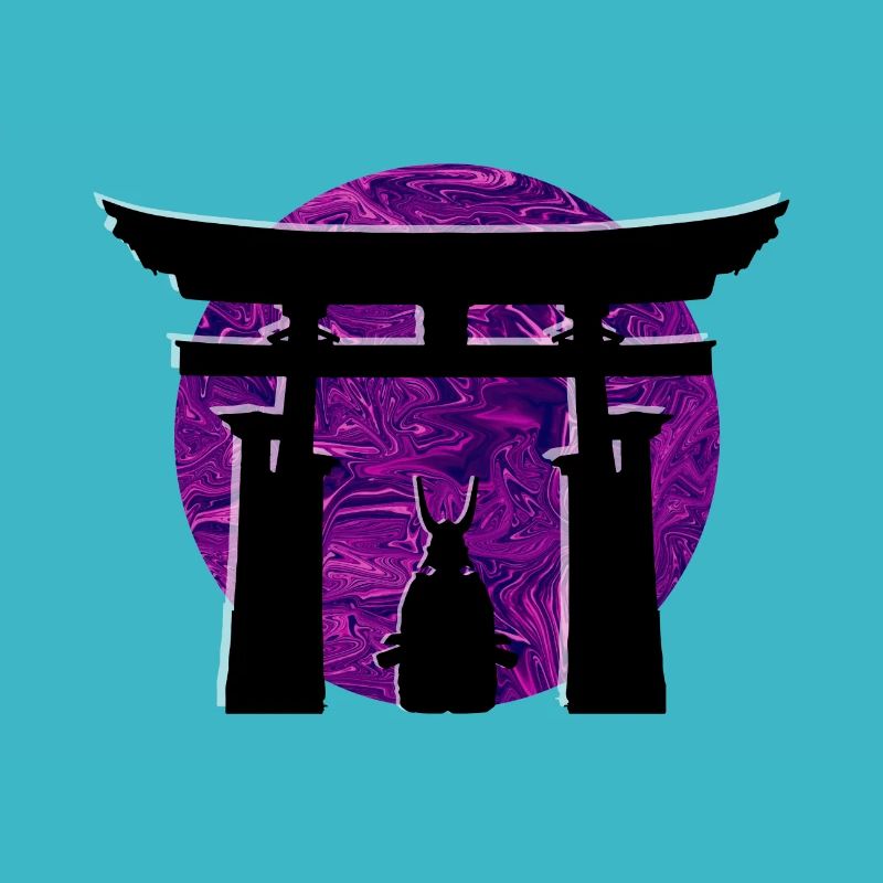 Torii Samouraï Cyberpunk