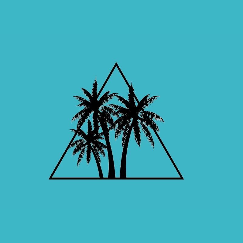 Palm trees in the triangle