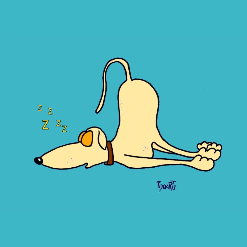 Greyhound - just sleeping