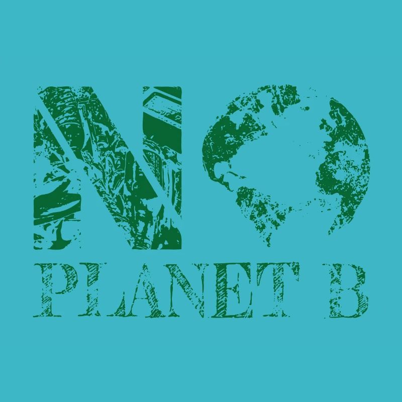 no planet B green