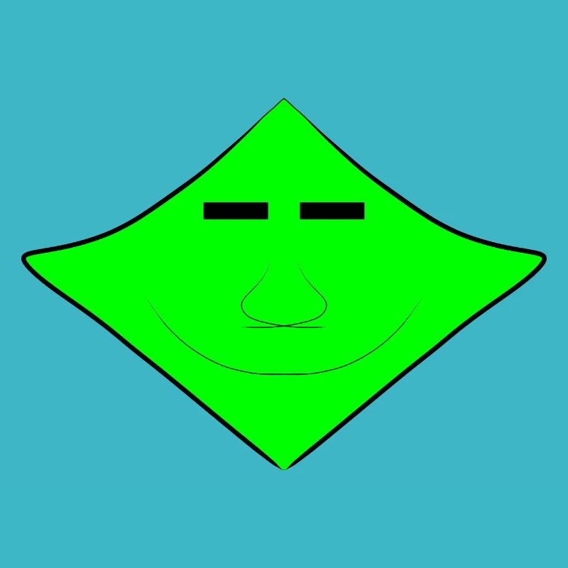 Cute alien face