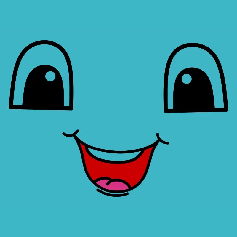 Cute face with a happy smile