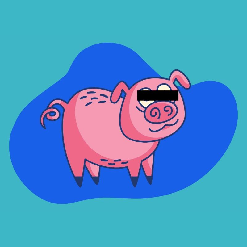 Cochon de dessin animé