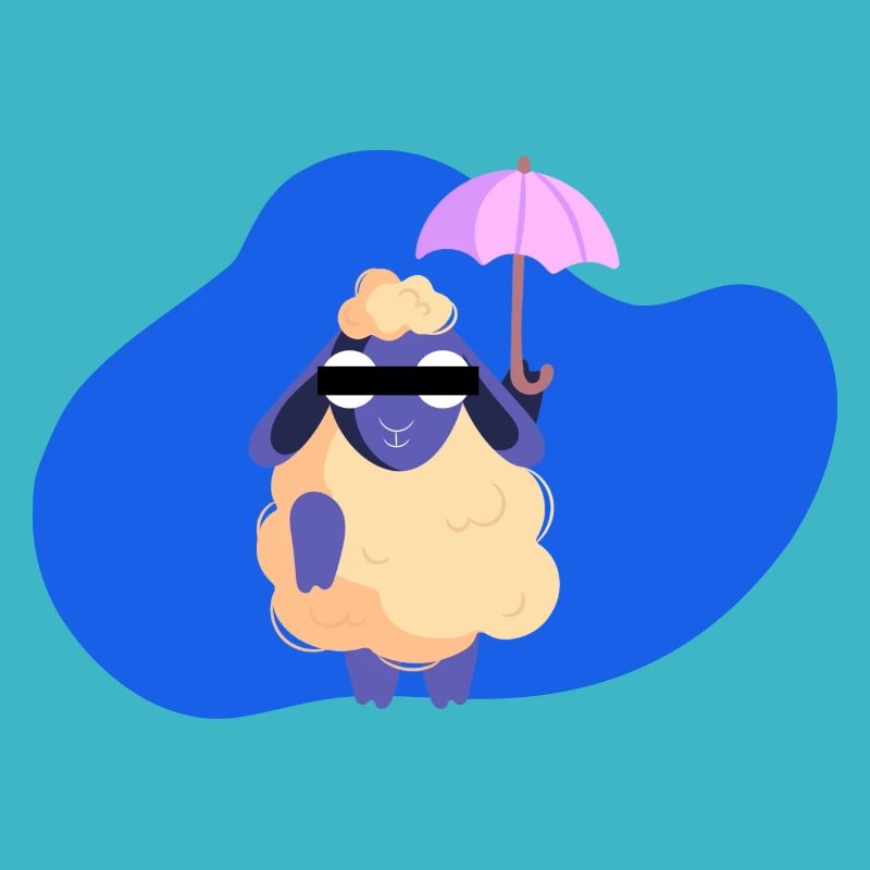 Cartoon Schaf