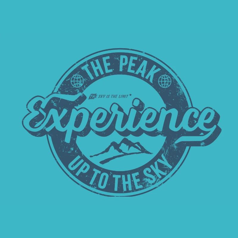 Label rétro Peak Experience