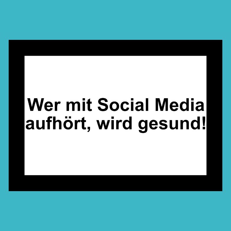 Wer mit Social Media aufhört, wird gesund