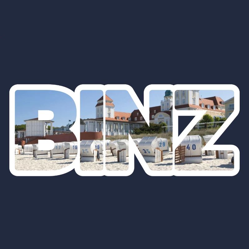 Lettrage BINZ avec motif
