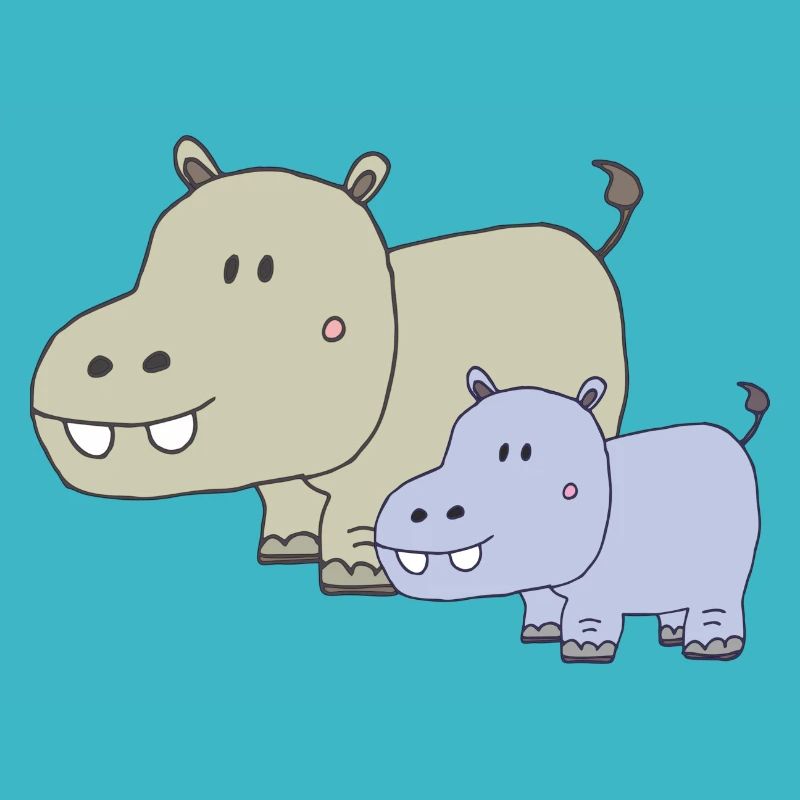 nilpferd vater und sohn