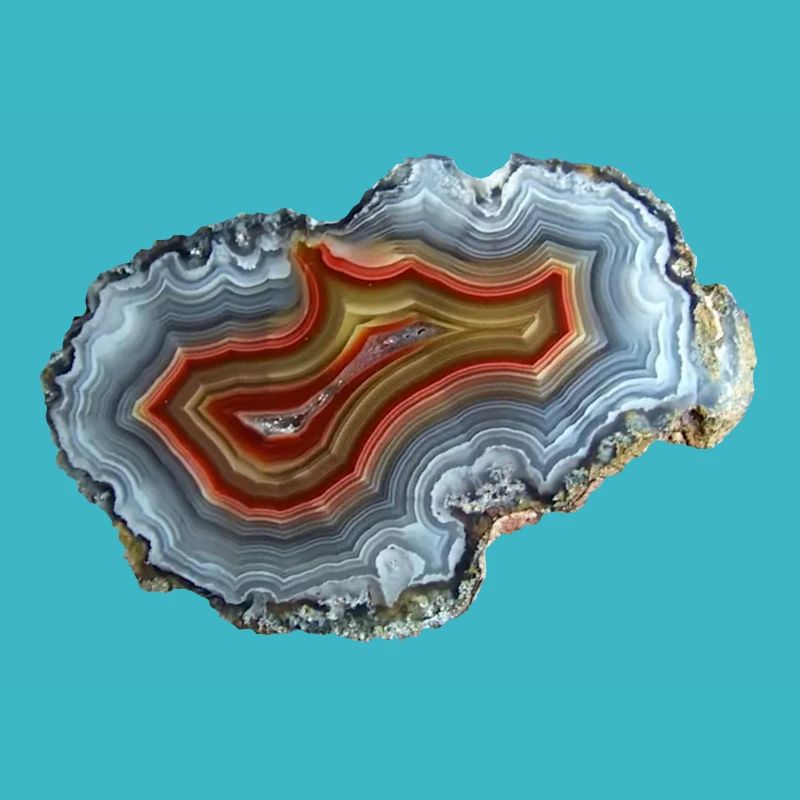 Agate minérale quartz géode gemme
