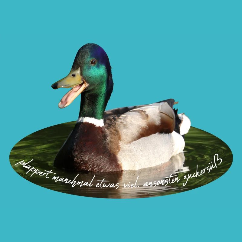 Plappermaul babble chatter duck