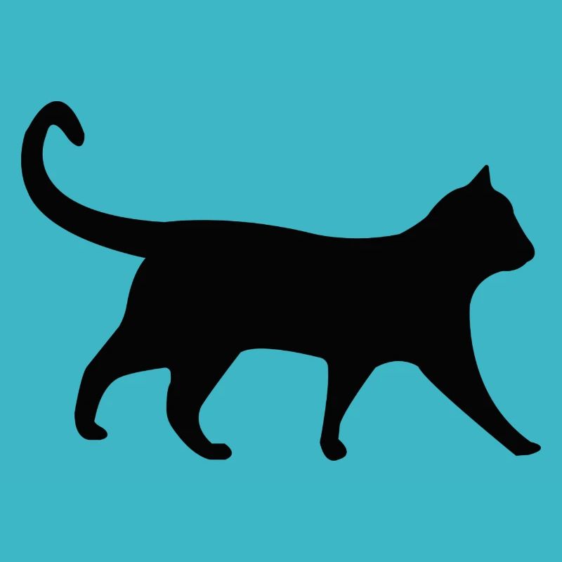Katze schwarz Silhouette