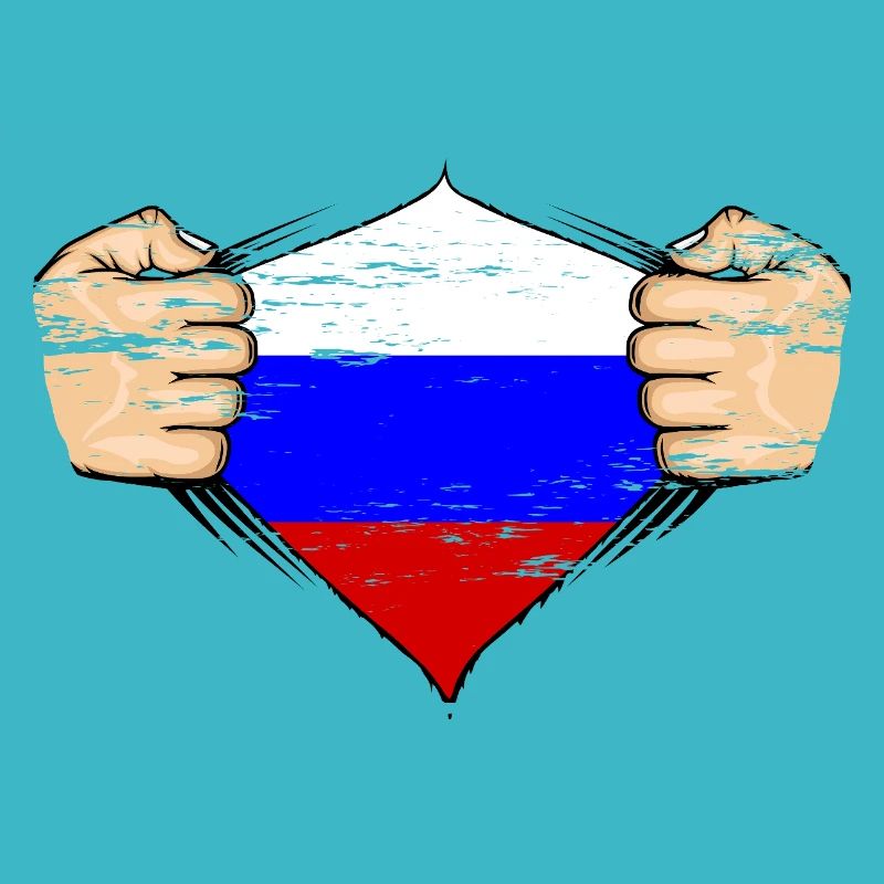 Conception du drapeau de la Russie utilisée