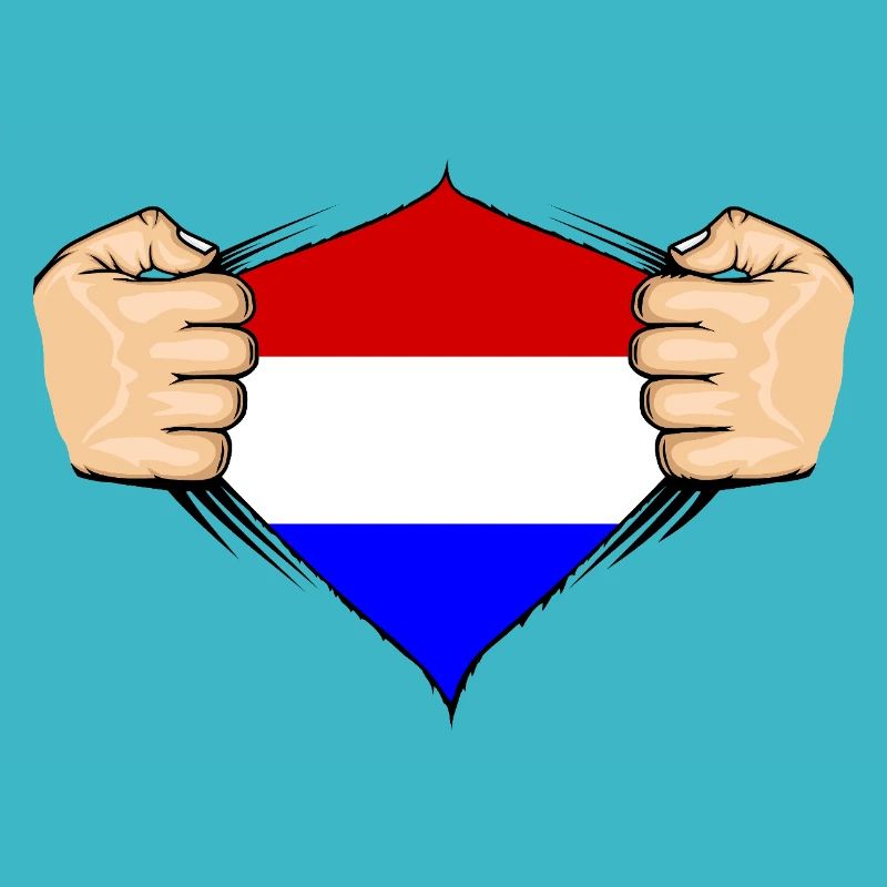 Conception du drapeau de la Hollande