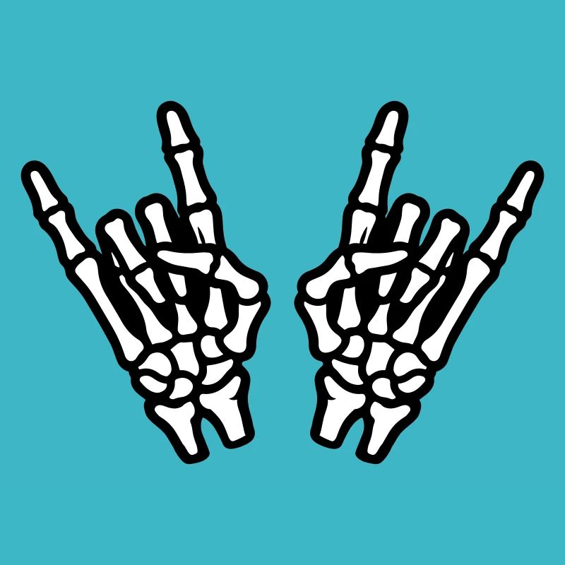 Hand Party Skeleton