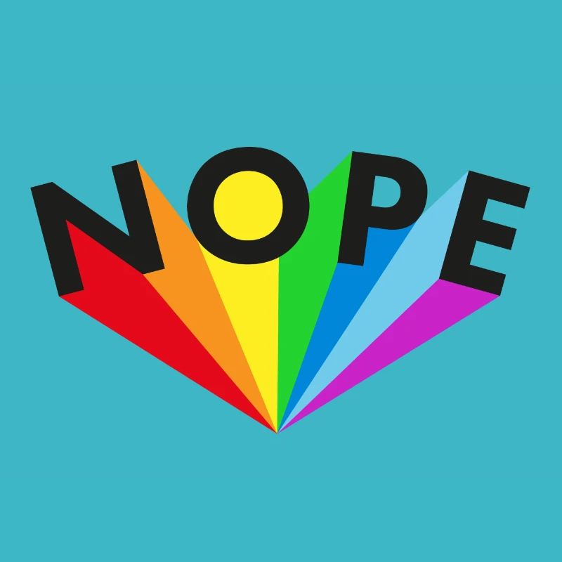 Nope Rainbow Noir