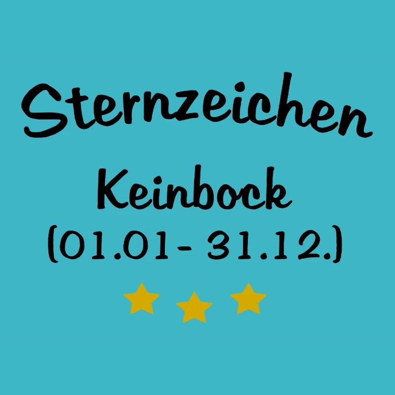 Sternzeichen Keinbock - Witziges Sternzeichen