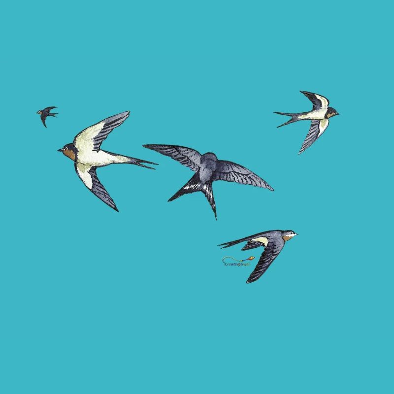 Hirondelles rustiques