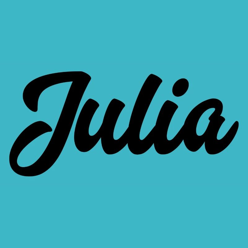 Julia Custom Text Nom d’anniversaire
