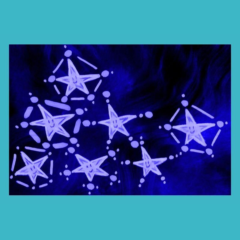 7 BLAUE STERNE