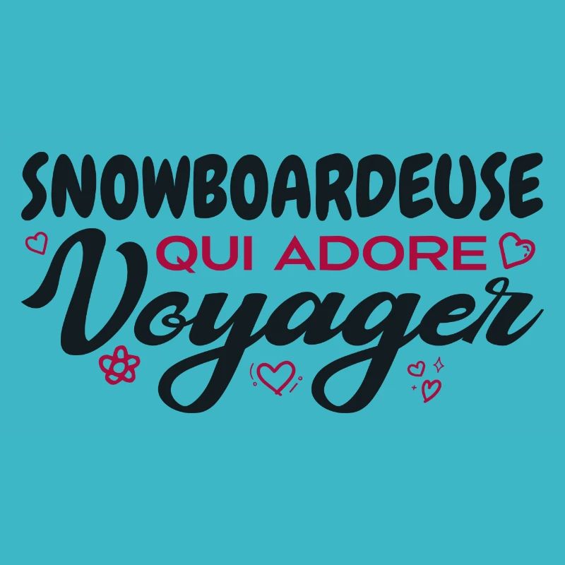 Snowboardeuse globe-trotteuse passionnée de voyage