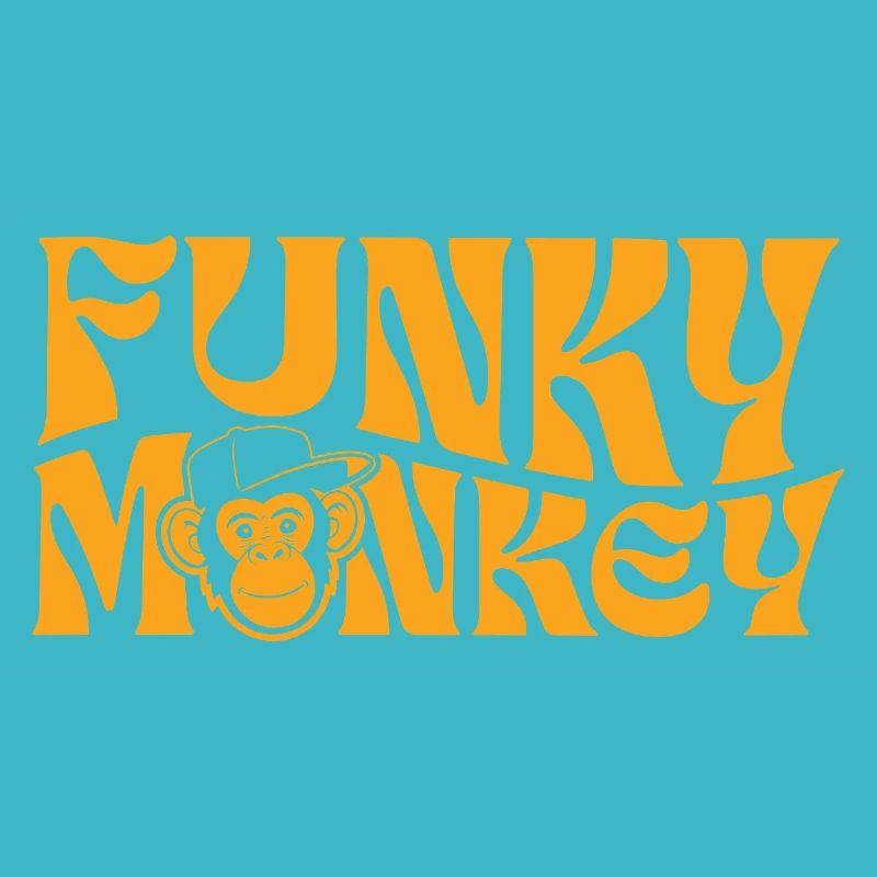 Funky Monkey Retro Typography