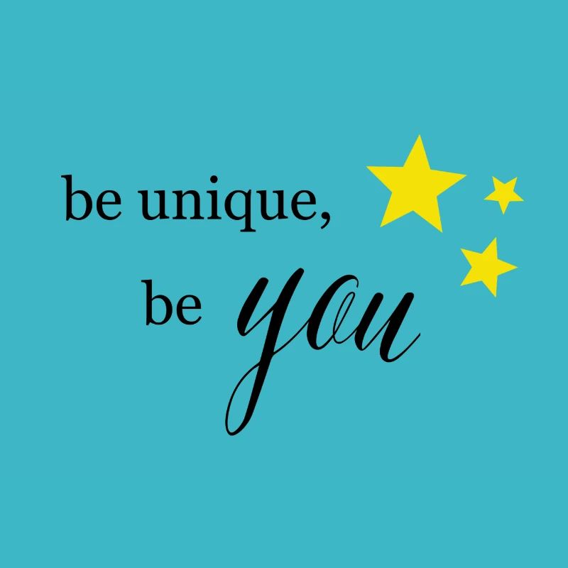 Sei einzigartig