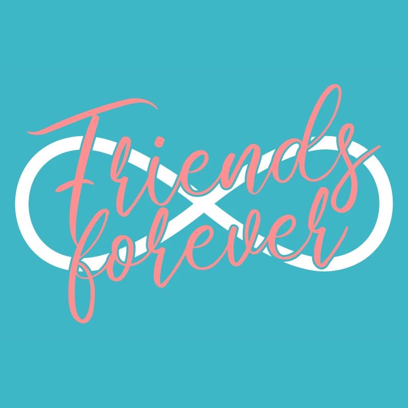 Amis pour toujours symbole de l'infini