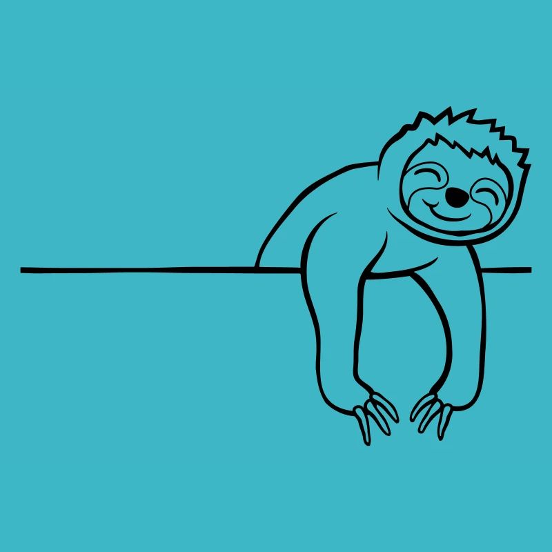 Comic Sloth Wall