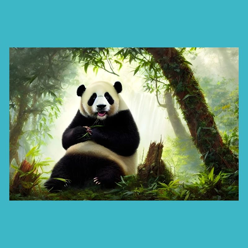 Panda im Wald