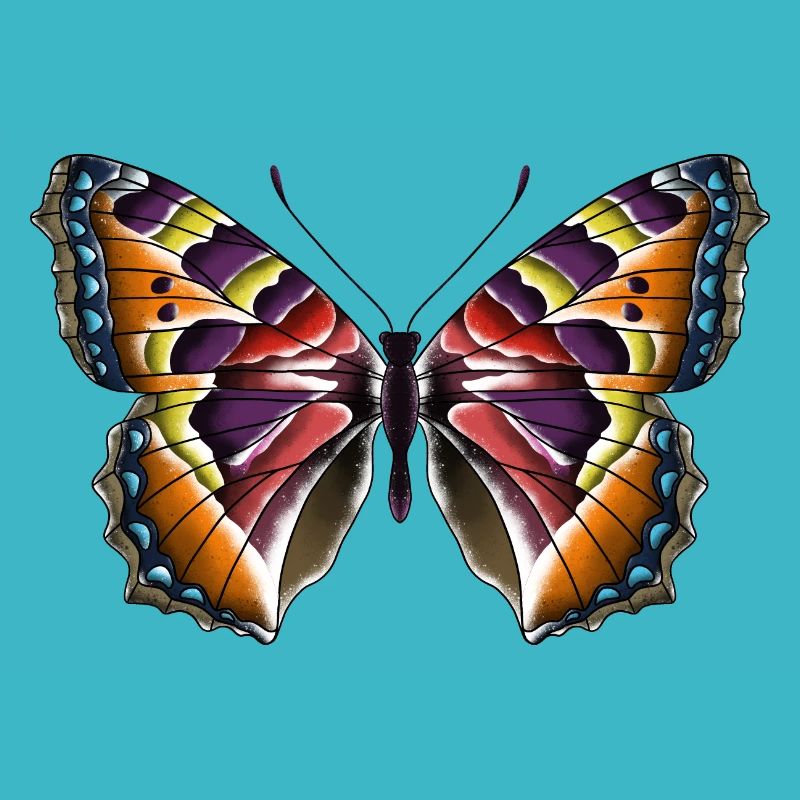 Schmetterling bunt