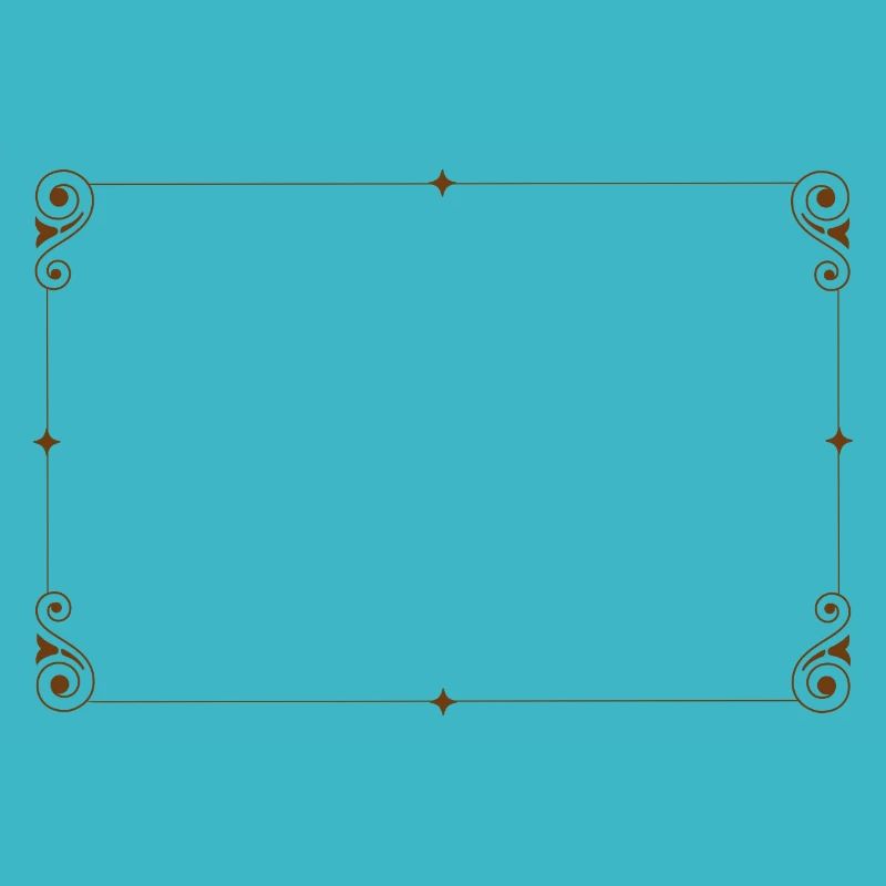 Nostalgia Frame, Square, Ornament