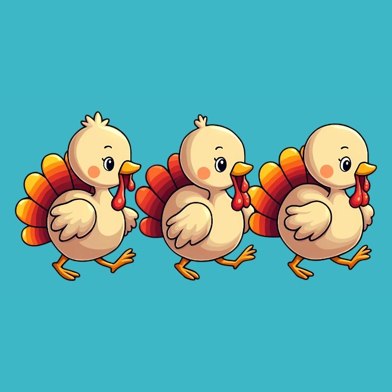 Bébé dinde de Thanksgiving