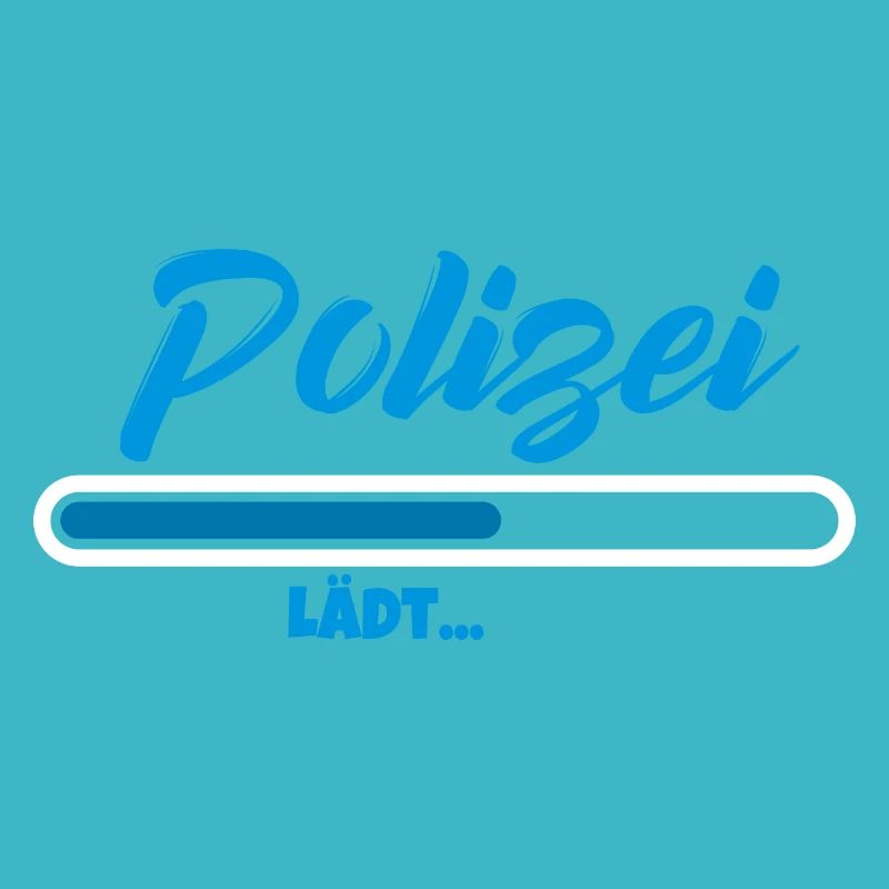Polizei lädt Bitte warten Geschenk