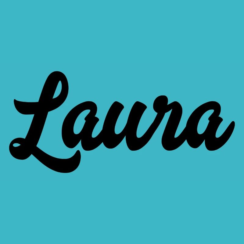 Laura benutzerdefinierte Text Geburtstagsname