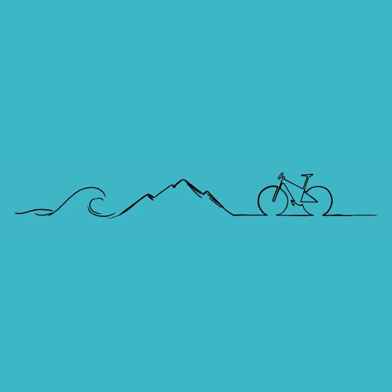 Waves Mountains and Bikes