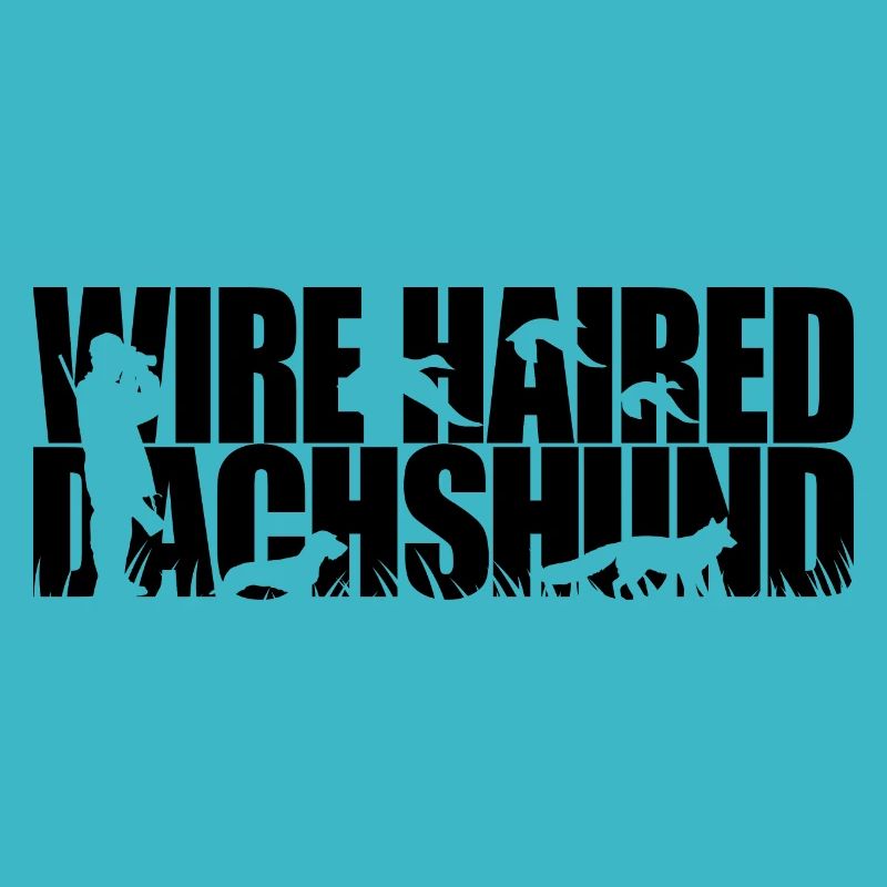 WIREHAIRED DACHSHUND Jagdhund Wilsigns Jäger