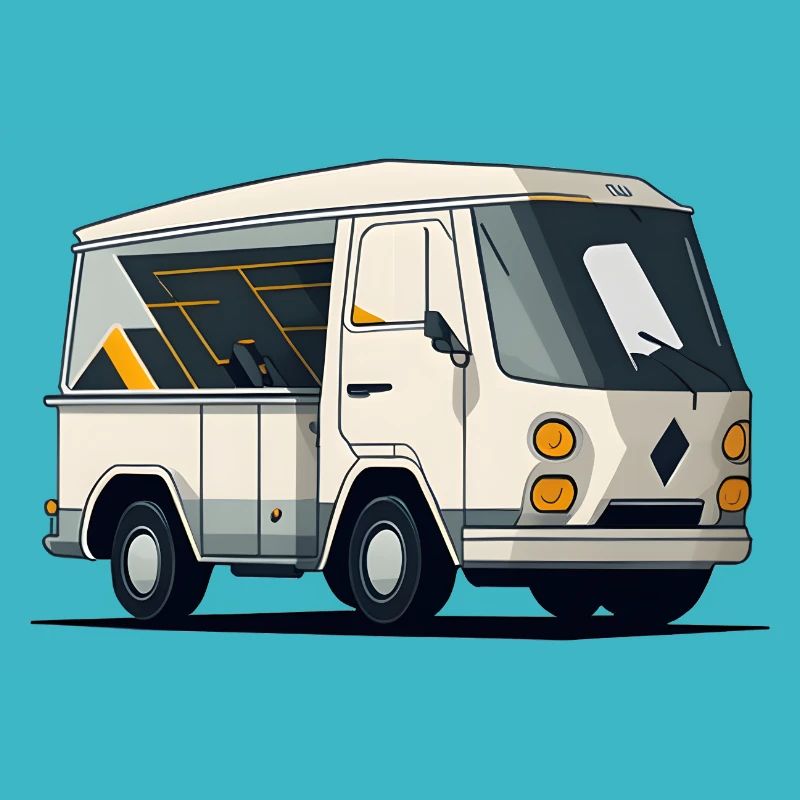 Futuristic Camper Van