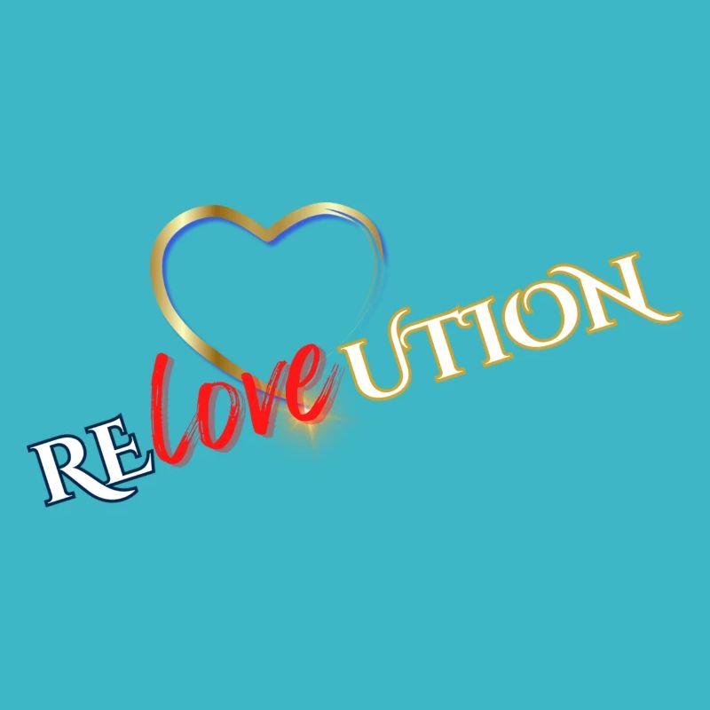 Liebevolution Herzrose Typo