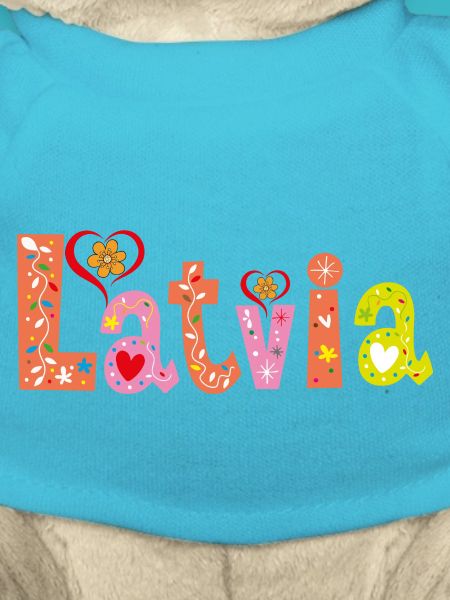 Personalized Latvia Name