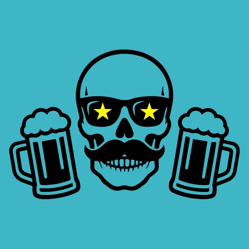 Bier Skelett Party