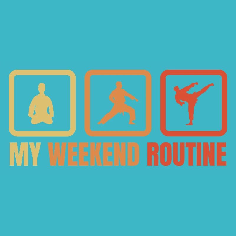 Karateka Wochenendroutine