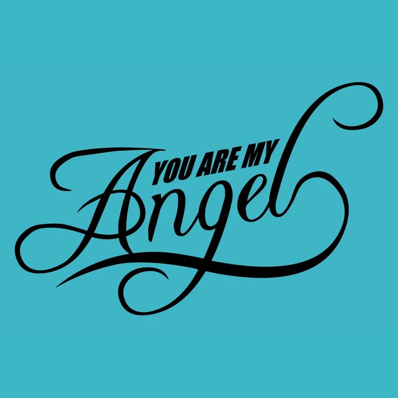 vous êtes ma conception de chemise d'ange disant l'amour d'ange v