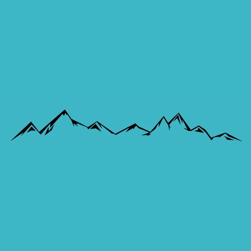 BERGE Mountains Landscape Silhouette