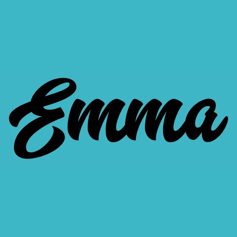 Emma benutzerdefinierte Text Geburtstag Name