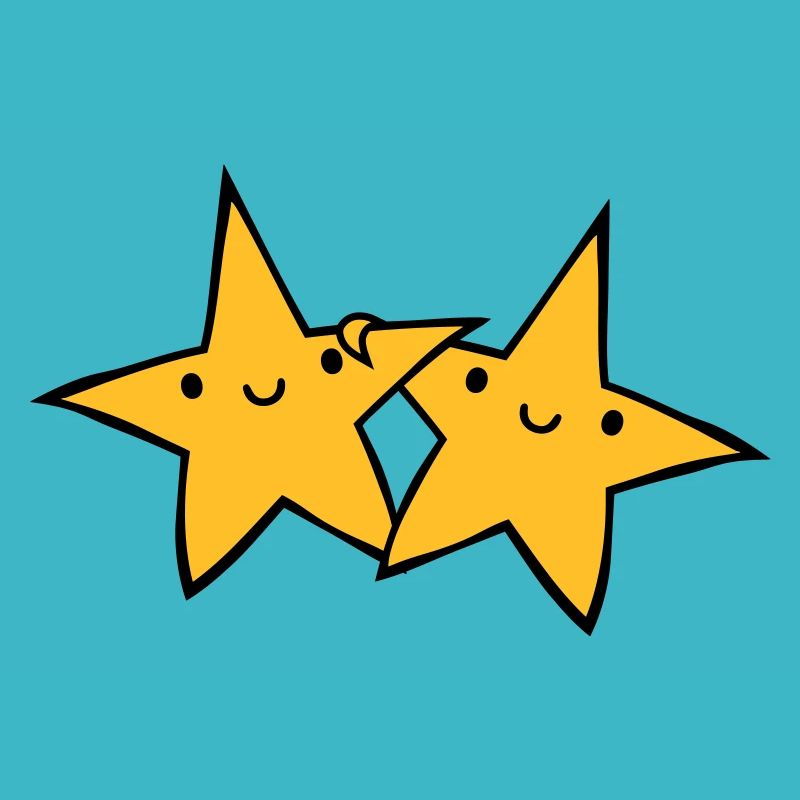 2 Sternchen Paar