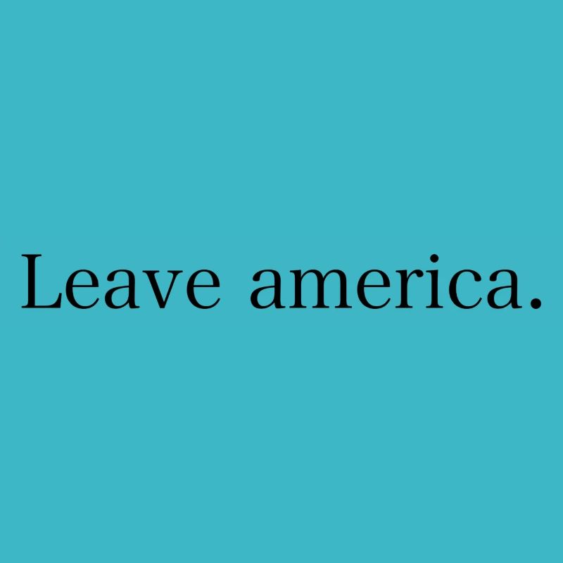 Leave america